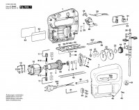 Bosch 0 603 230 303 Pst 50-2 Jig Saw 220 V / Eu Spare Parts